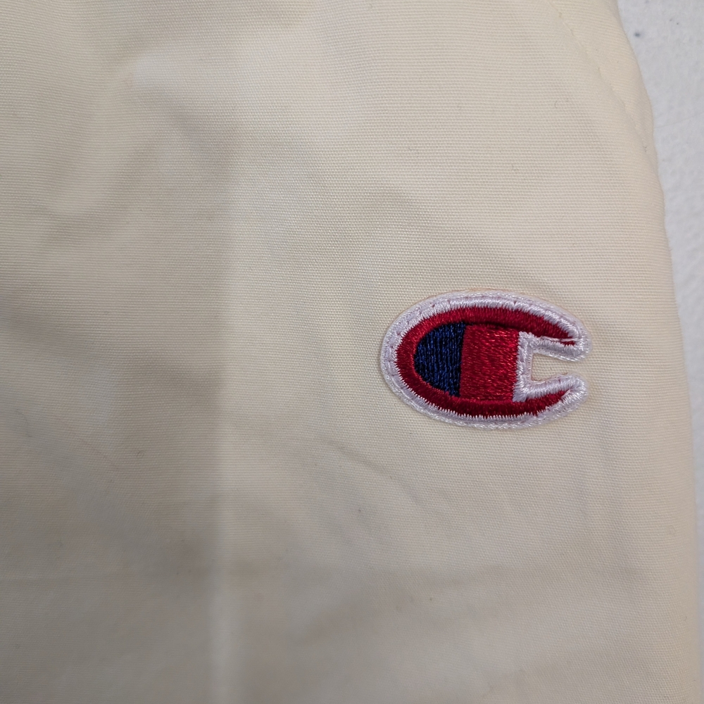Champion Cream A-Line Mini Skirt with Embroidered Logo - Picture 3 of 7